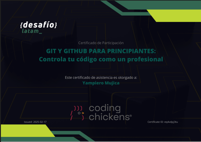 Certificado en Git y GitHub
